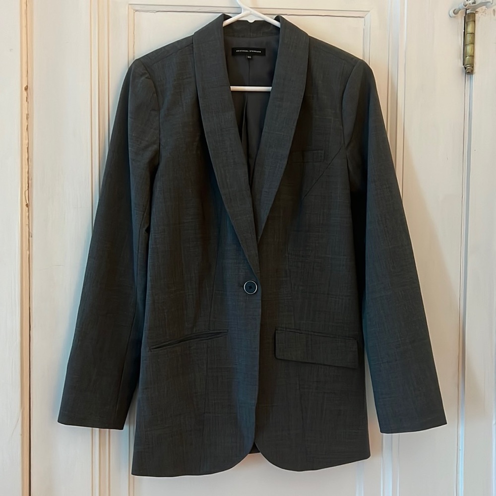 Universal Standard Blazer Grey 3XS 4-6 Like new